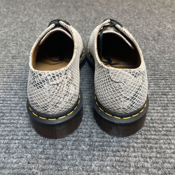 Dr. Martens 2046 Women’s Size 8/Men’s 7 Python Print Suede Snake Skin Oxford NEW - Picture 10 of 12